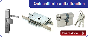 quincaillerie anti-effraction